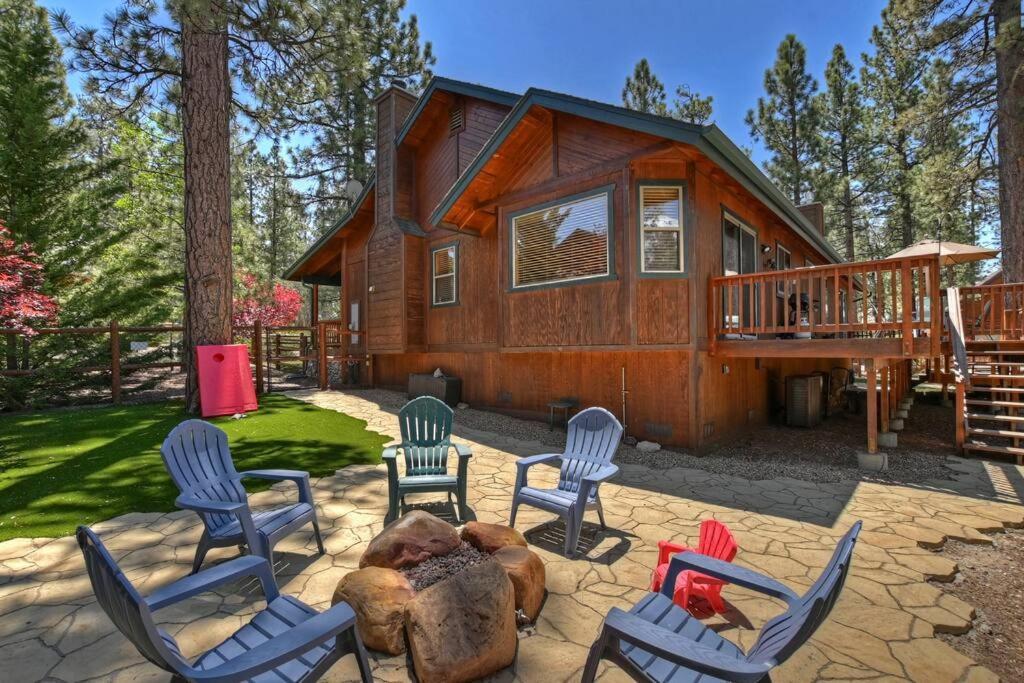 Teakwood - 3-Br Spa, Fire Pit, Quiet, Ac, Centrally Located Villa Big Bear Lake Exterior photo